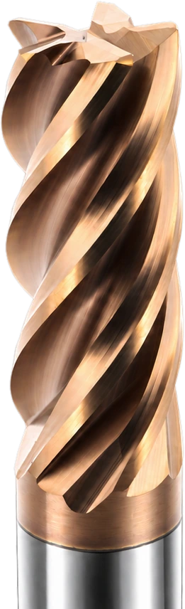 Raptor 5-flute end mill with Venom coating
